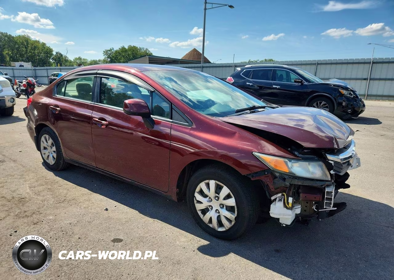 2012 Honda Civic Lx VIN:19XFB2F52CE317664 - 4