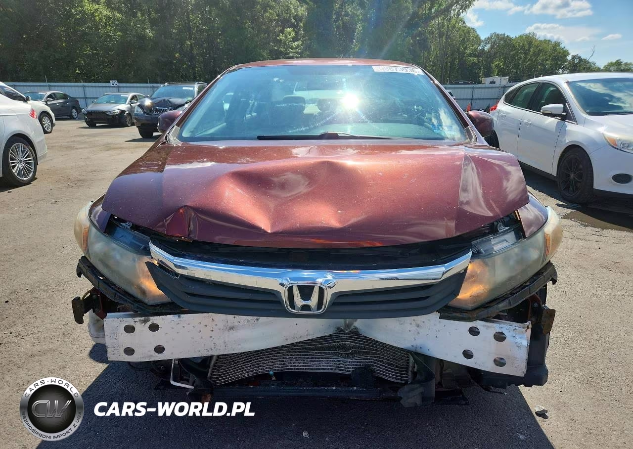 2012 Honda Civic Lx VIN:19XFB2F52CE317664 - 5
