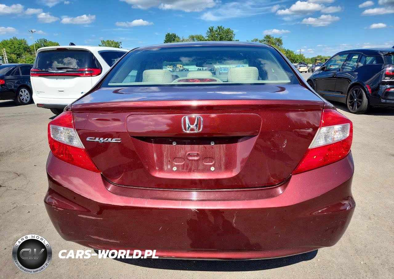 2012 Honda Civic Lx VIN:19XFB2F52CE317664 - 6