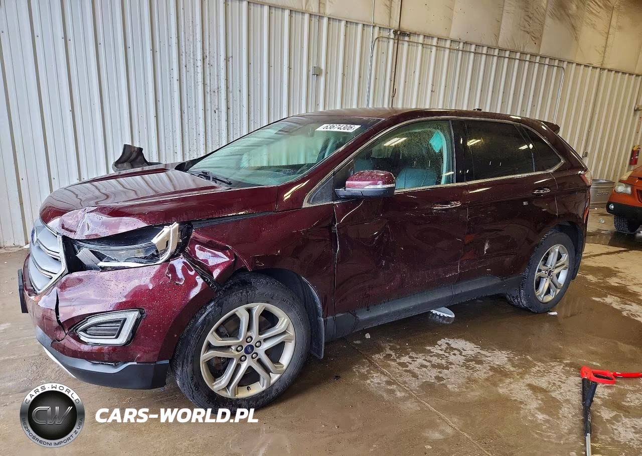 2018 Ford Edge Titanium VIN:2FMPK4K97JBC35910 - 1