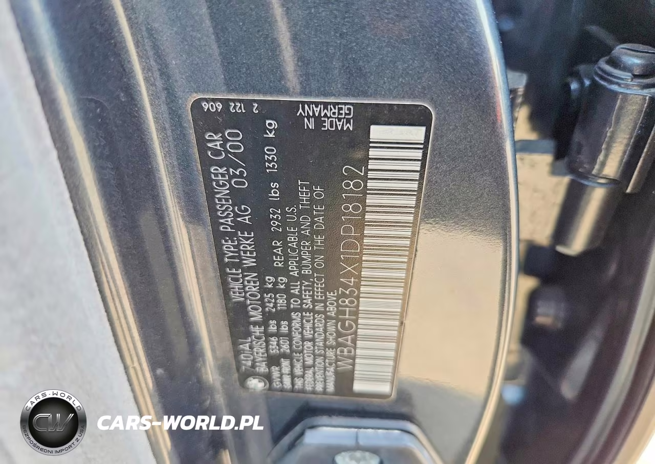 2001 BMW 740 Il VIN:WBAGH834X1DP18182 - 12