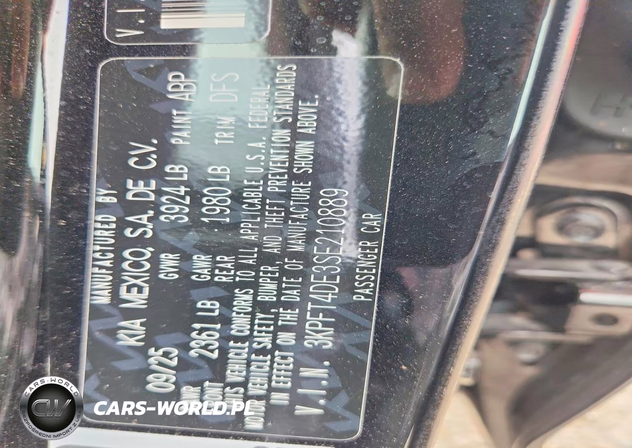 2025 Kia K4 Lxs VIN:3KPFT4DE3SE210889 - 13