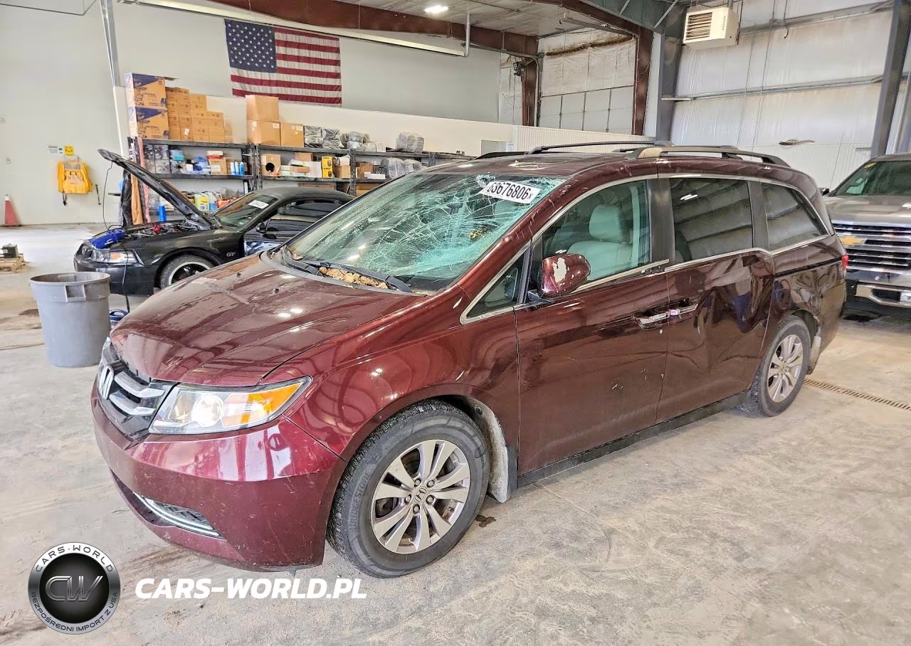 2014 Honda Odyssey Exl VIN:5FNRL5H63EB030610 - 1