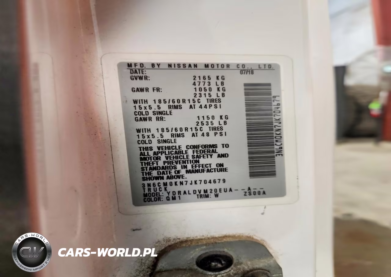 2018 Nissan Nv200 Delivery Van VIN:3N6CM0KN7JK704679 - 12