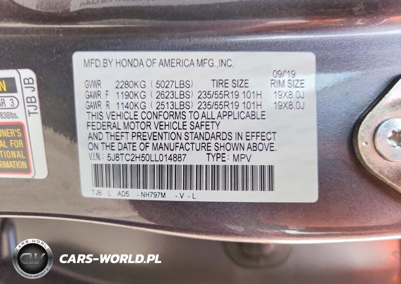 2020 Acura Rdx Technology VIN:5J8TC2H50LL014887 - 13