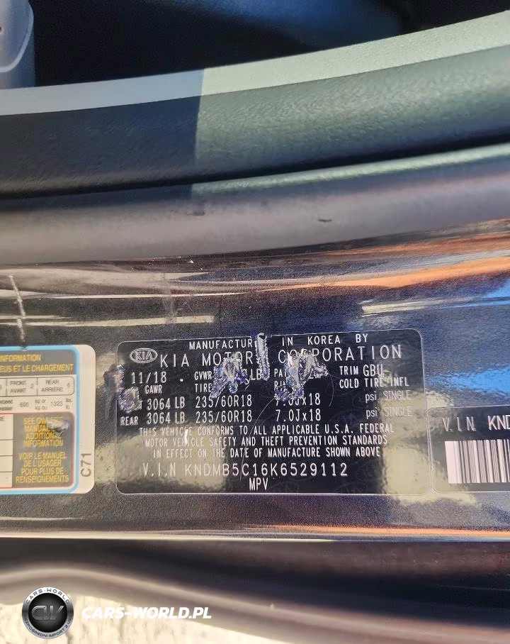 2019 Kia Sedona Ex VIN:KNDMB5C16K6529112 - 13
