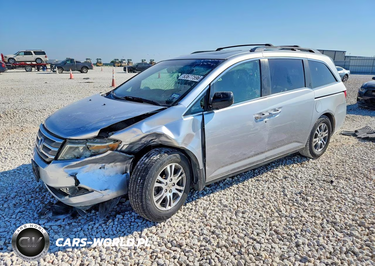 2012 Honda Odyssey Exl VIN:5FNRL5H63CB034153 - 1