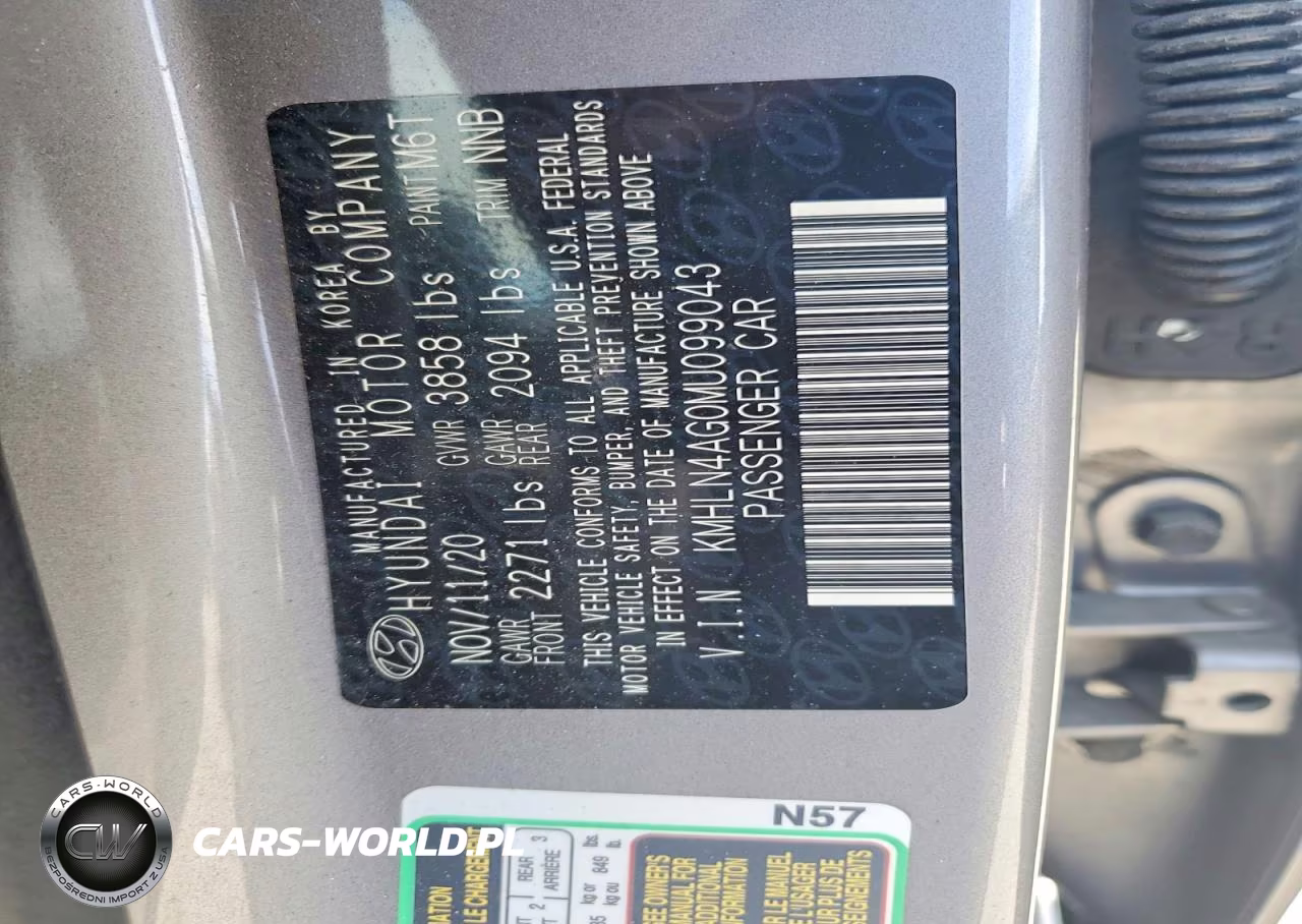 2021 Hyundai Elantra Sel VIN:KMHLN4AG0MU099043 - 12