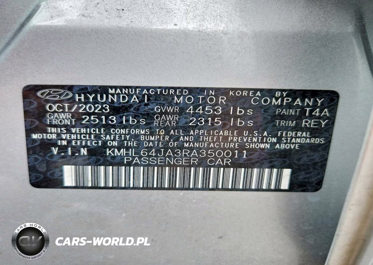 2024 Hyundai Sonata Sel VIN:KMHL64JA3RA350011 - 13