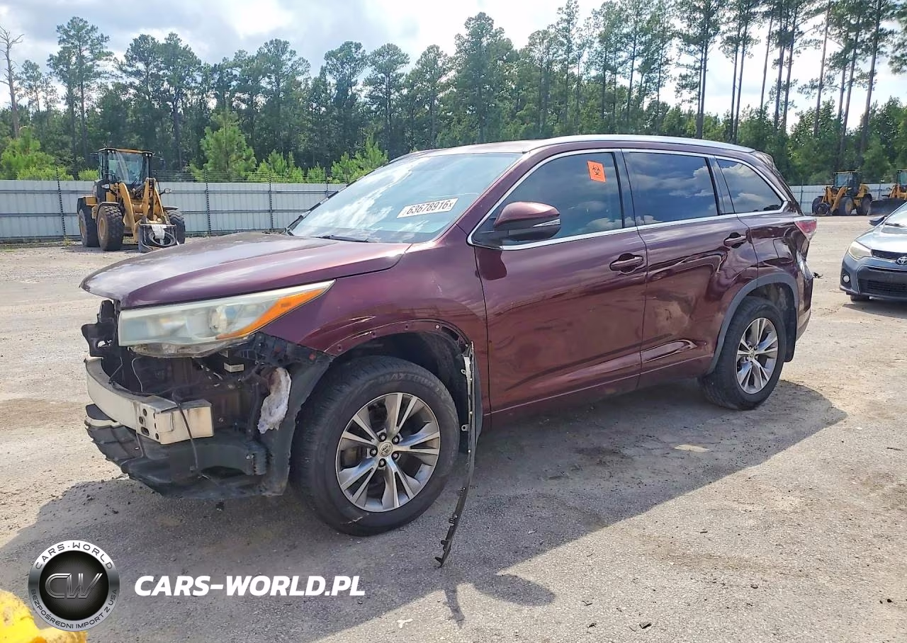 2015 Toyota Highlander Xle – zdjęcie 1 z 13