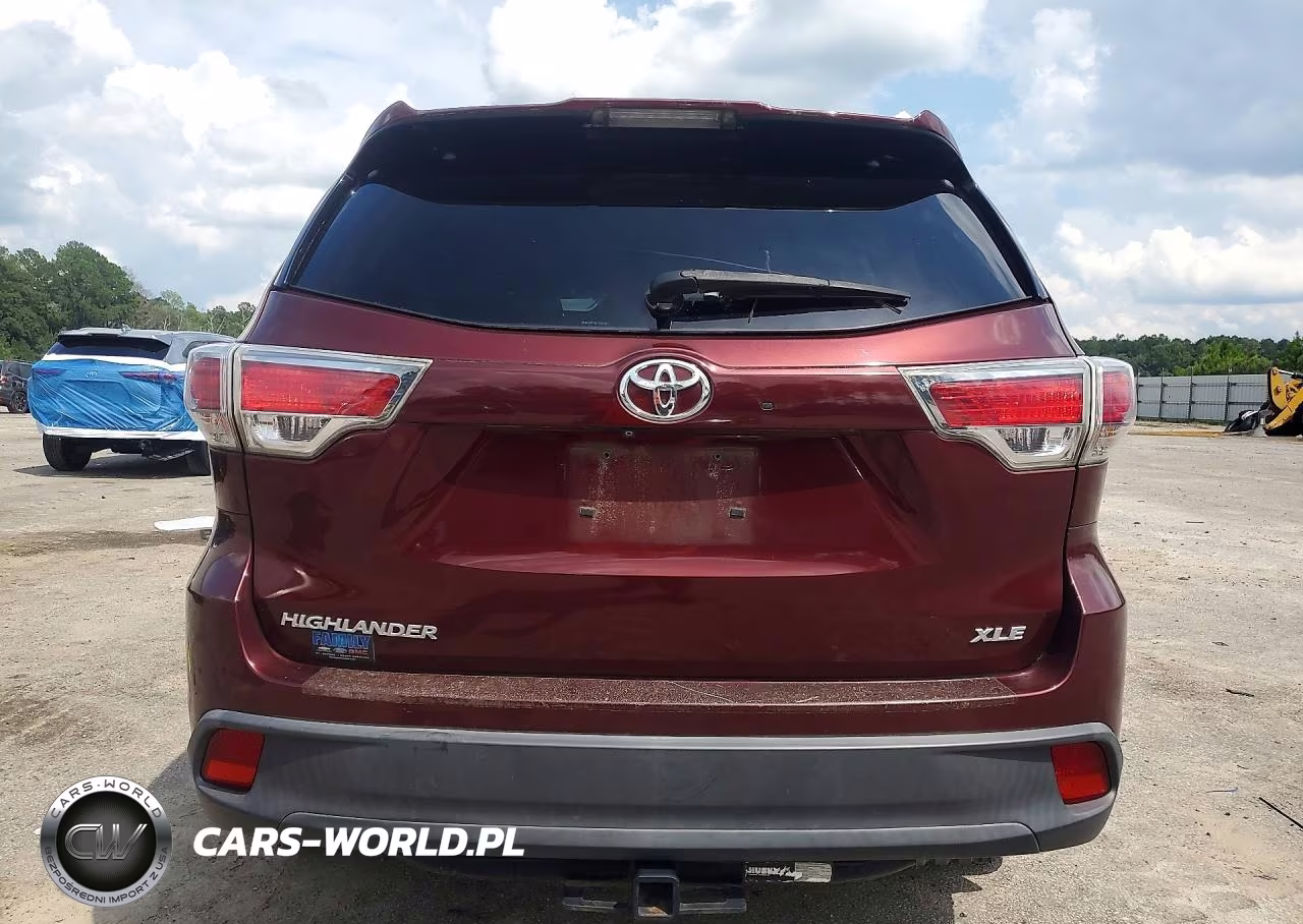 2015 Toyota Highlander Xle VIN:5TDKKRFH0FS080104 - 6