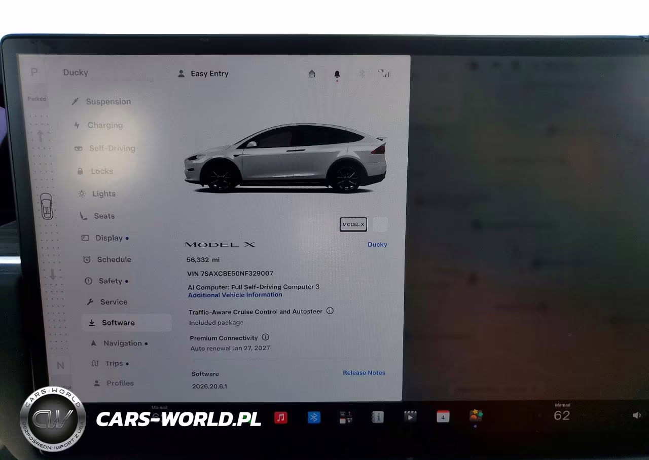 2022 Tesla Model X VIN:7SAXCBE50NF329007 - 9