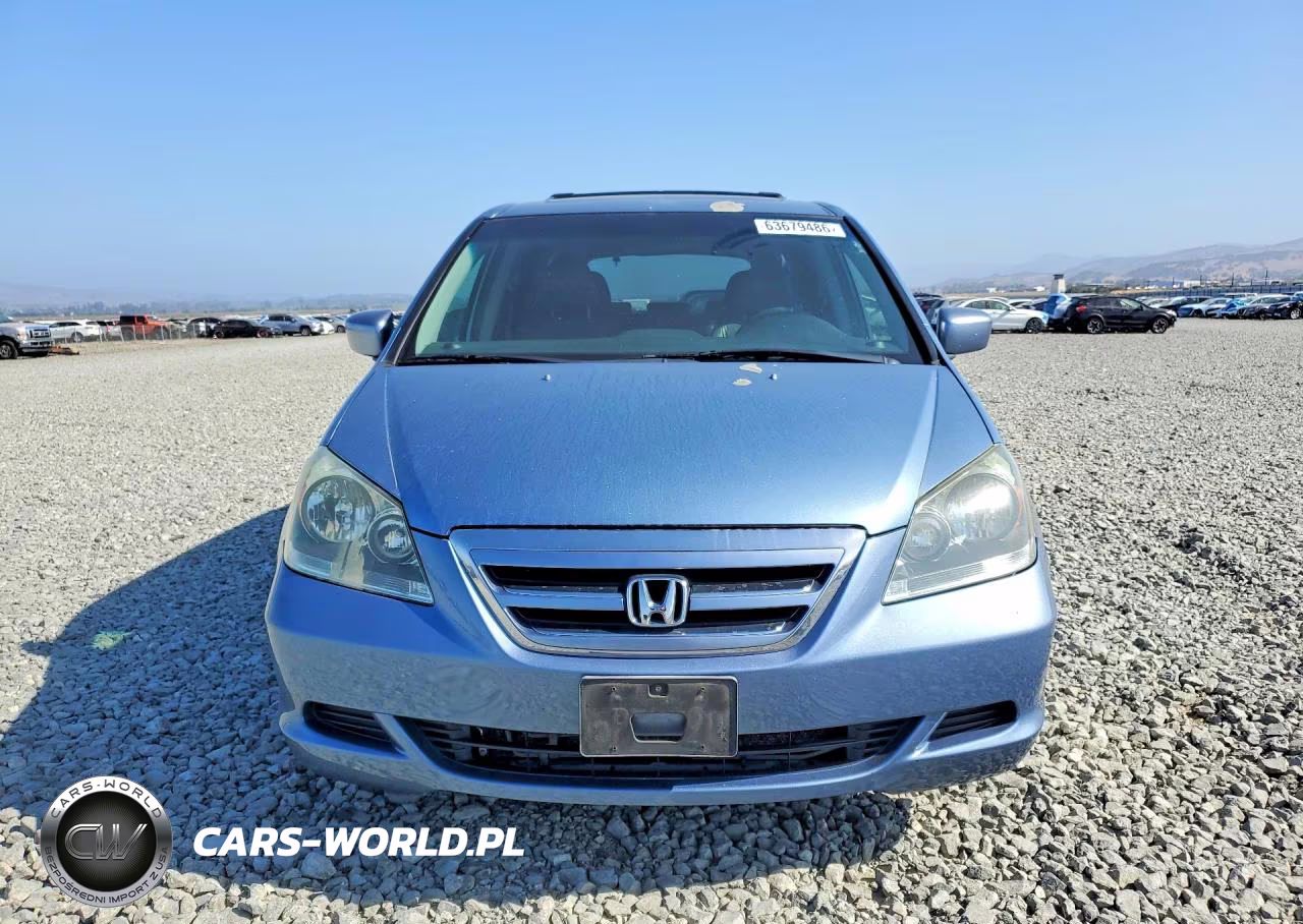 2005 Honda Odyssey Exl VIN:5FNRL387X5B107163 - 5