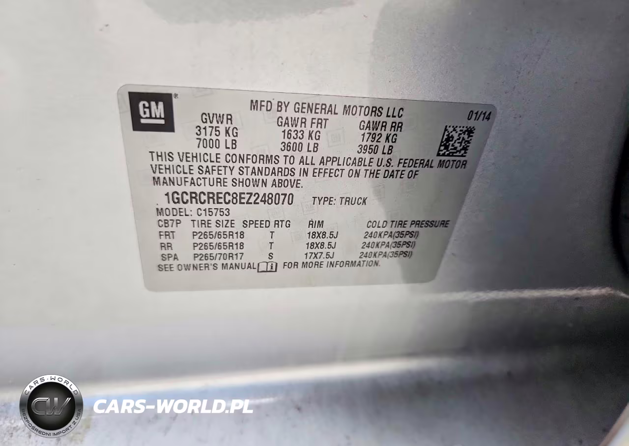 2014 Chevrolet Silverado C1500 Lt VIN:1GCRCREC8EZ248070 - 12
