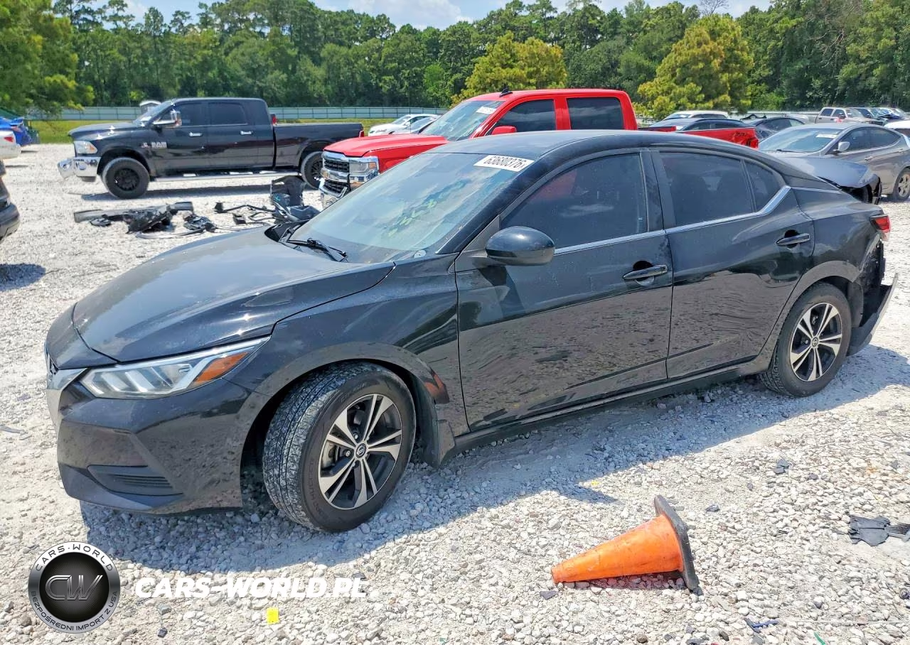 2022 Nissan Sentra Sv VIN:3N1AB8CV6NY269026 - 1