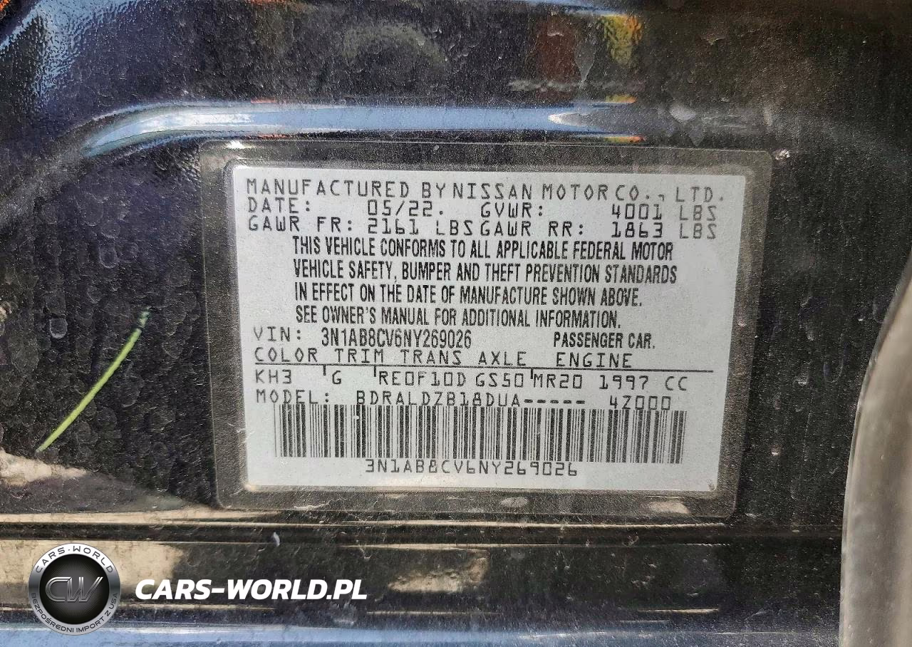 2022 Nissan Sentra Sv VIN:3N1AB8CV6NY269026 - 12