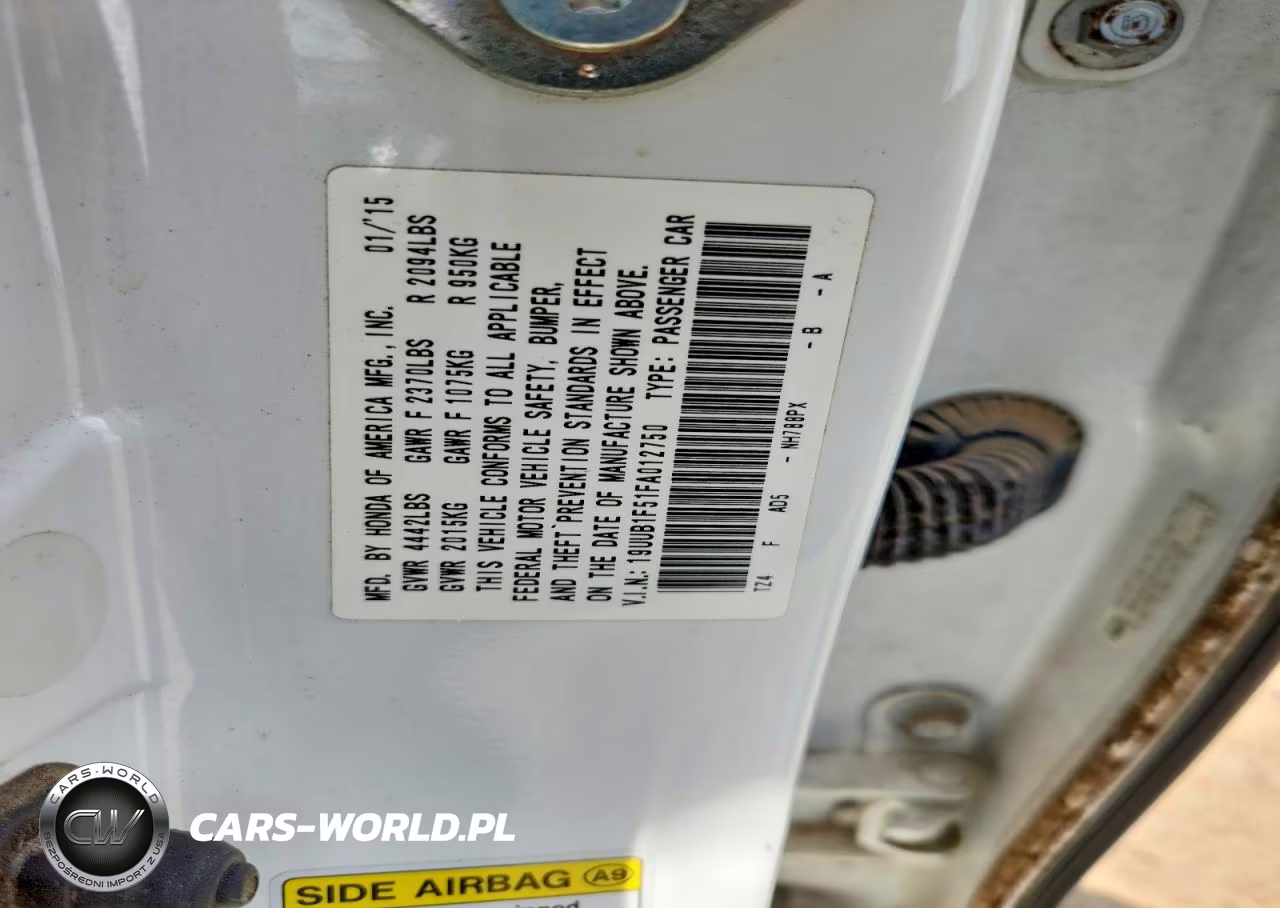 2015 Acura Tlx Tech VIN:19UUB1F51FA012750 - 12