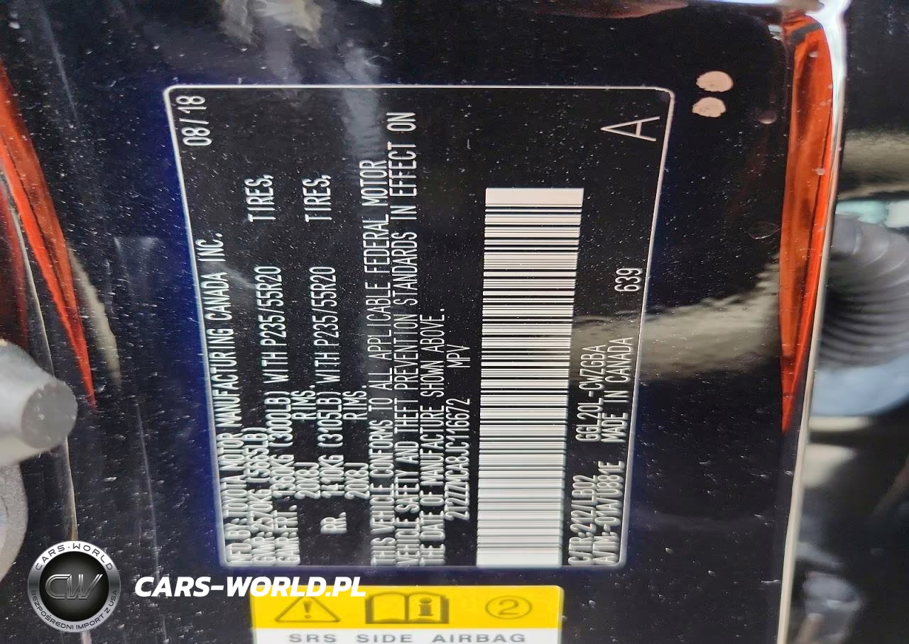 2018 Lexus Rx 350 Base VIN:2T2ZZMCA8JC116672 - 14
