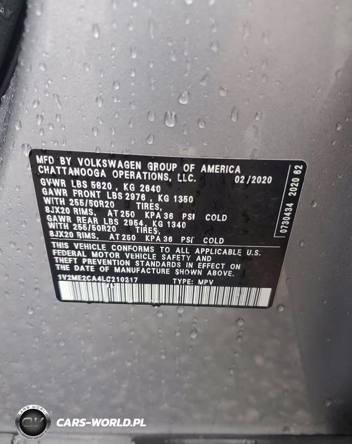 2020 Volkswagen Atlas Cross Sport Sel VIN:1V2ME2CA4LC210217 - 13