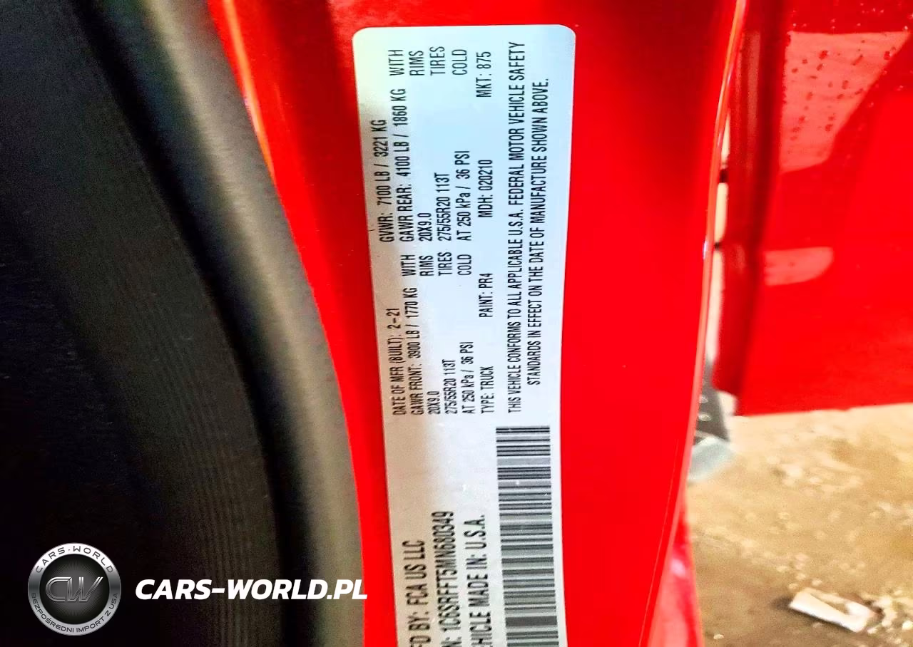 2021 Ram 1500 Big Horn-Lone Star VIN:1C6SRFFT5MN680349 - 12