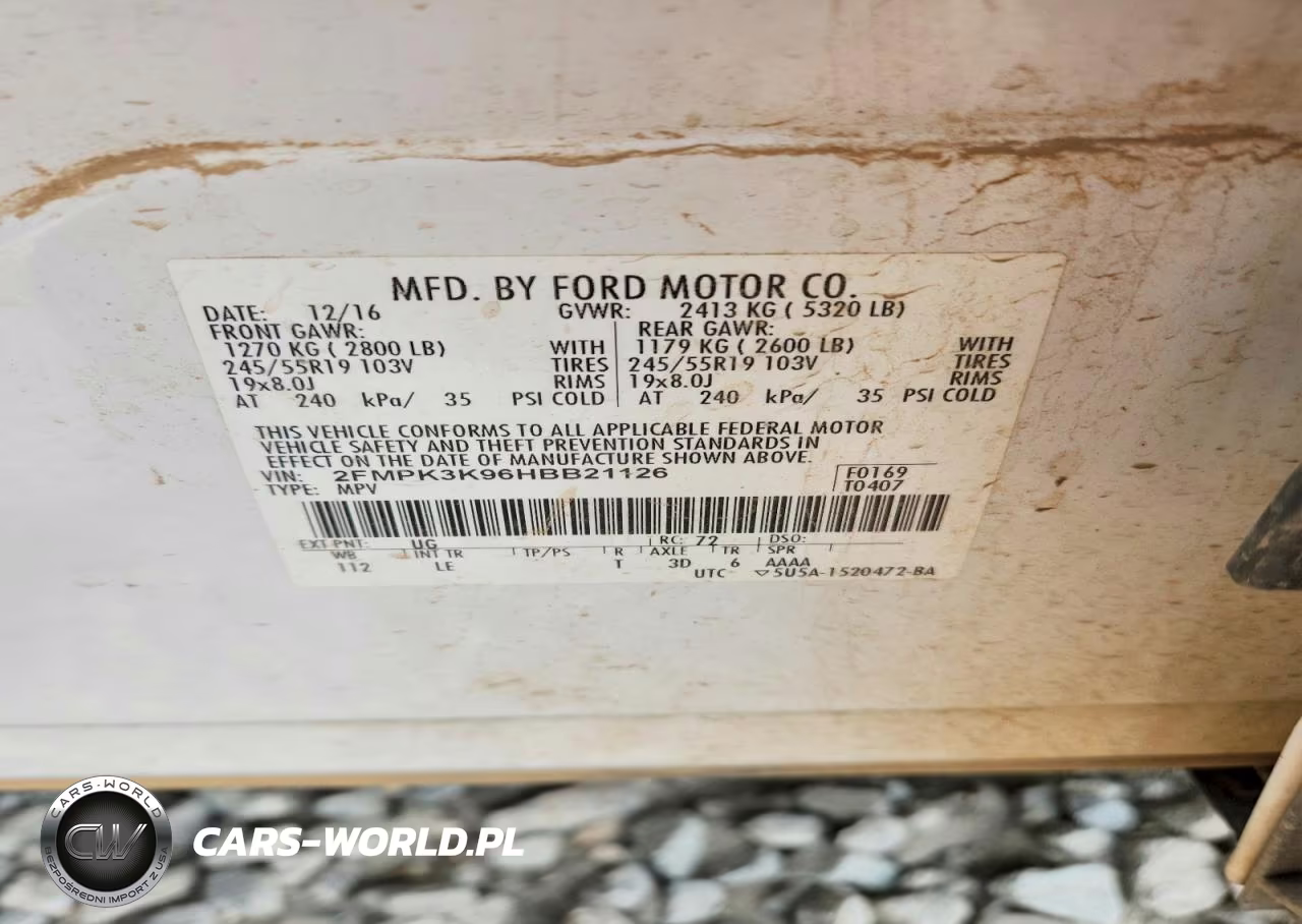 2017 Ford Edge Titanium VIN:2FMPK3K96HBB21126 - 13