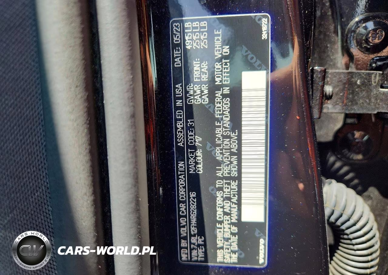 2024 Volvo S60 Plus VIN:7JRL12FH4RG282216 - 12