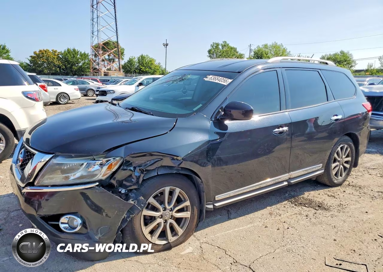 2015 Nissan Pathfinder Sl VIN:5N1AR2MMXFC666370 - 1