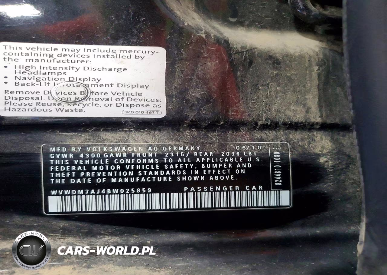 2011 Volkswagen Golf VIN:WVWDM7AJ4BW025859 - 14