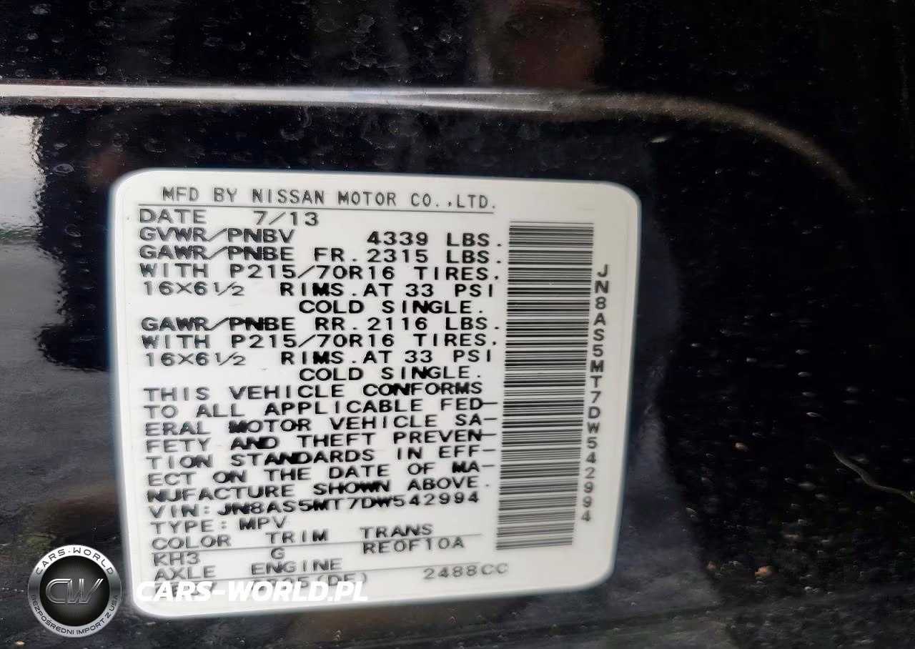 2013 Nissan Rogue S VIN:JN8AS5MT7DW542994 - 12