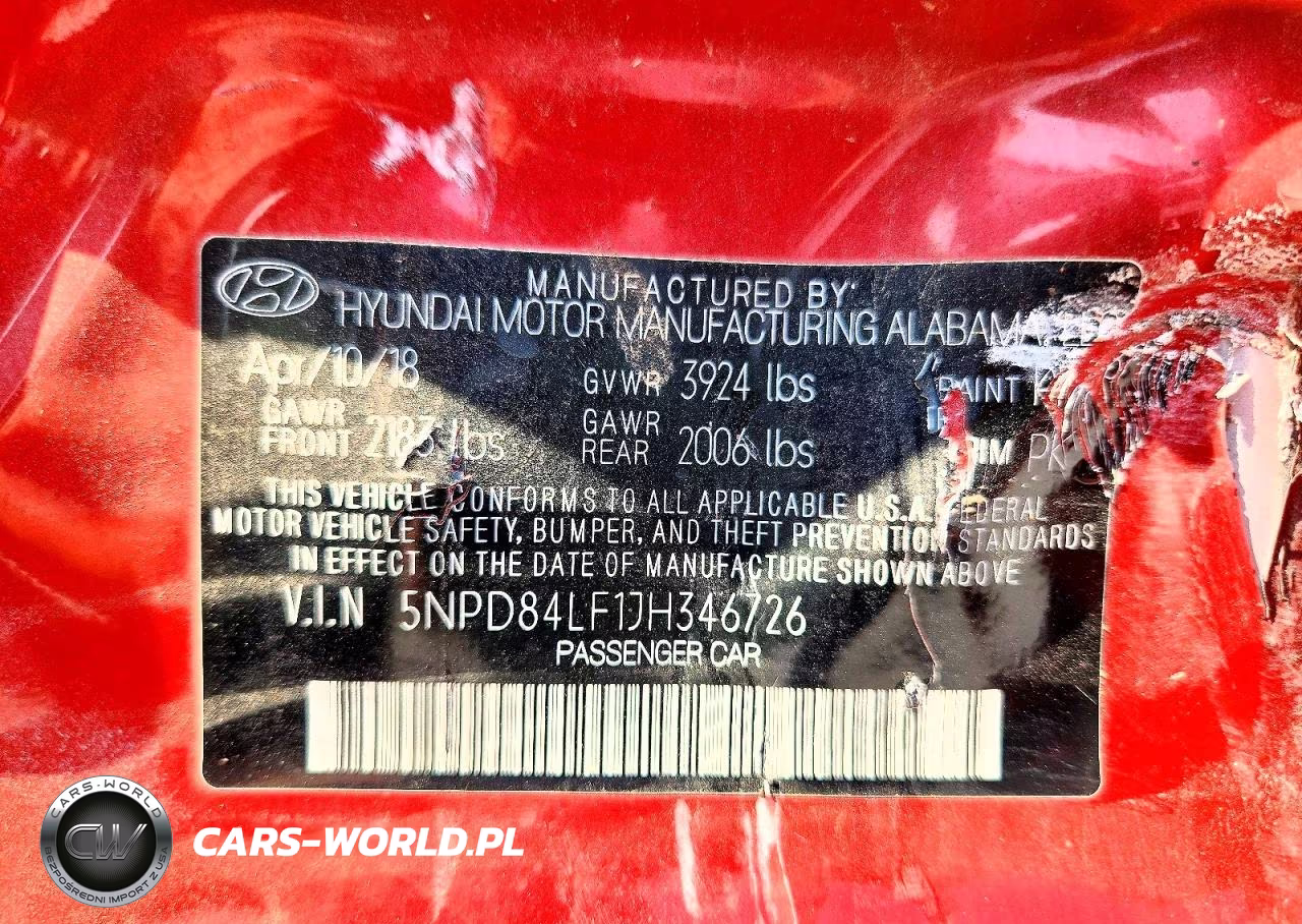 2018 Hyundai Elantra Sel VIN:5NPD84LF1JH346726 - 12