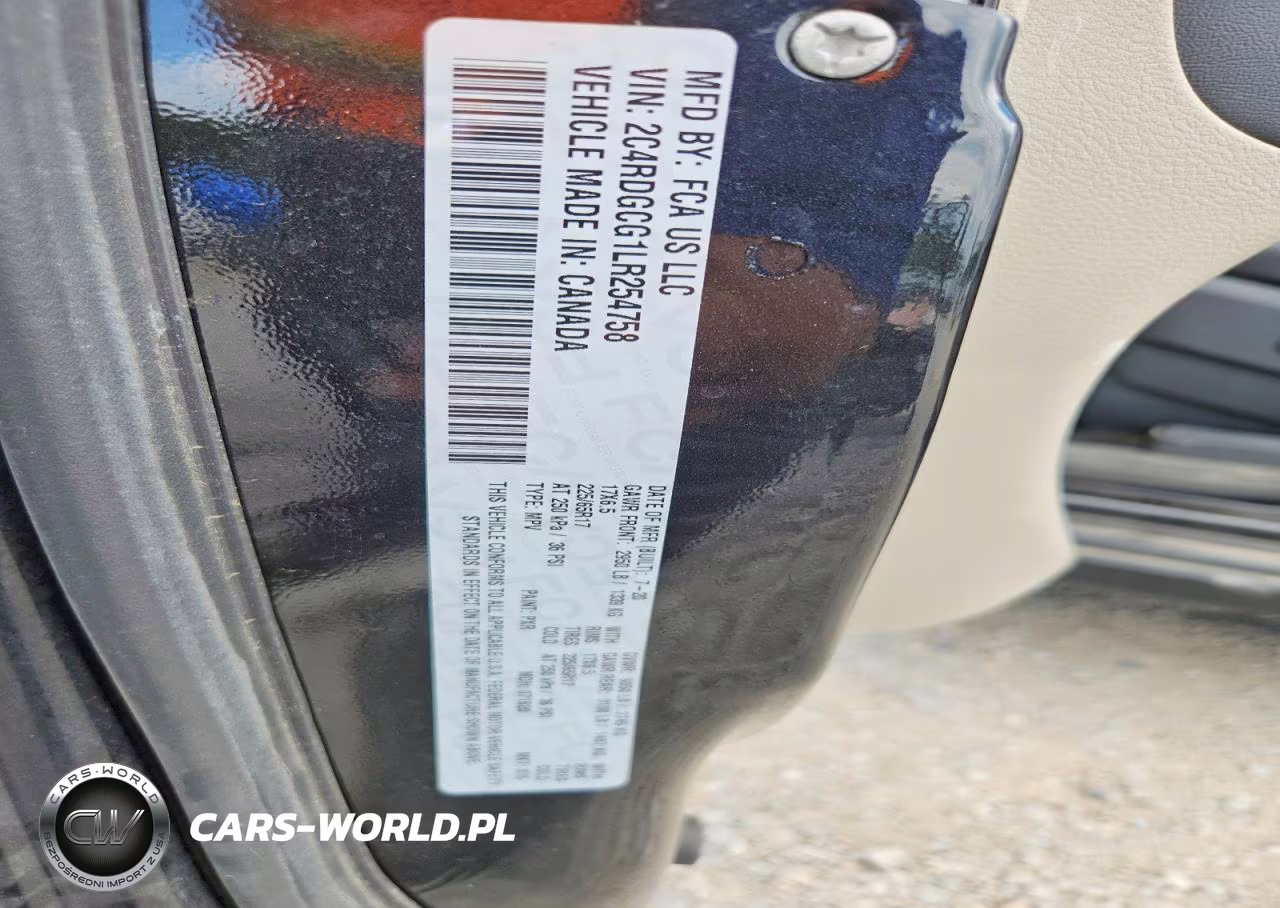 2020 Dodge Grand Caravan Sxt VIN:2C4RDGCG1LR254758 - 13