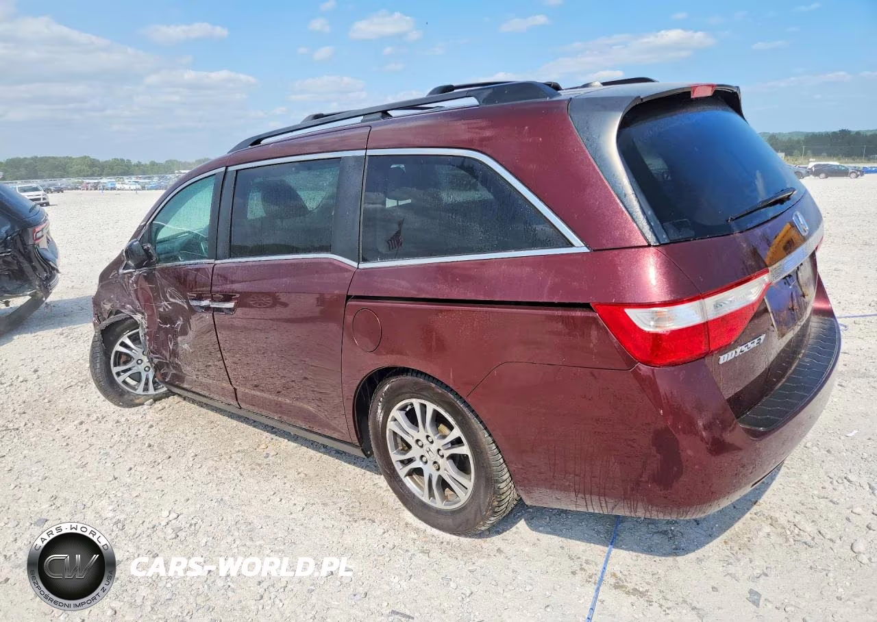 2013 Honda Odyssey Exl VIN:5FNRL5H62DB079523 - 2