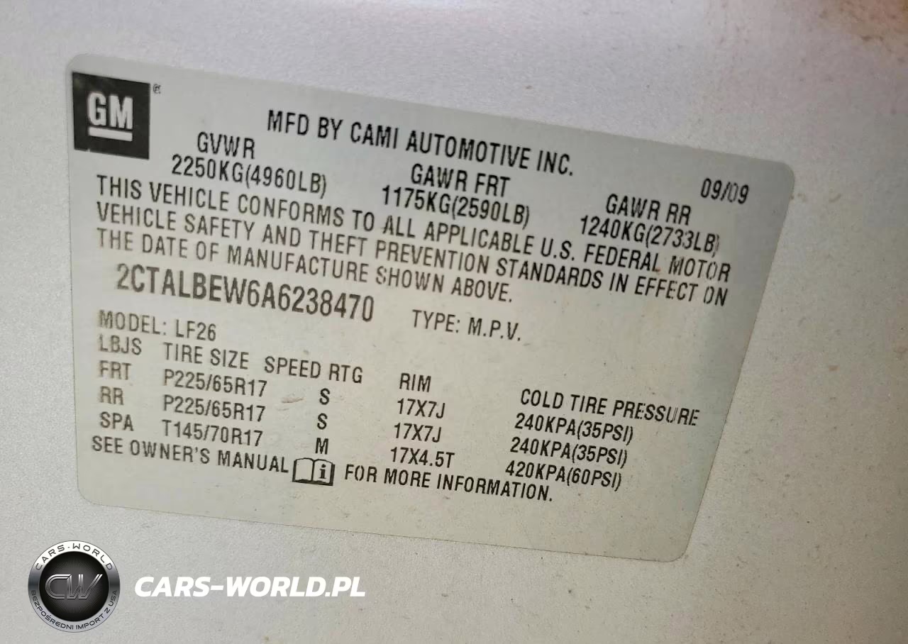 2010 GMC Terrain Sle VIN:2CTALBEW6A6238470 - 13