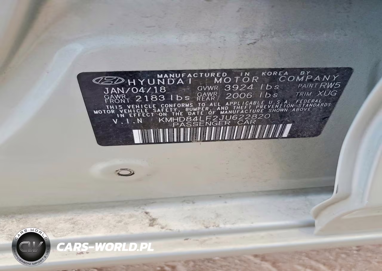 2018 Hyundai Elantra Sel VIN:KMHD84LF2JU622820 - 12