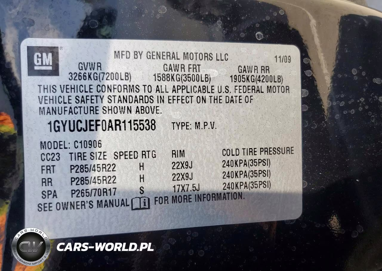 2010 Cadillac Escalade Esv Premium VIN:1GYUCJEF0AR115538 - 14