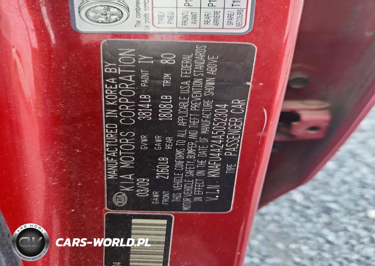 2010 Kia Forte Ex VIN:KNAFU4A24A5052304 - 12