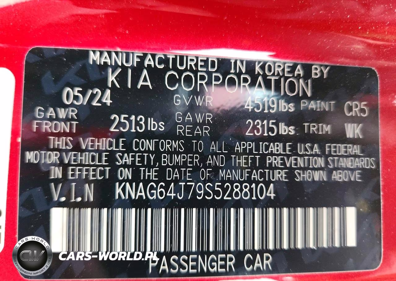 2025 Kia K5 Gt Line VIN:KNAG64J79S5288104 - 12