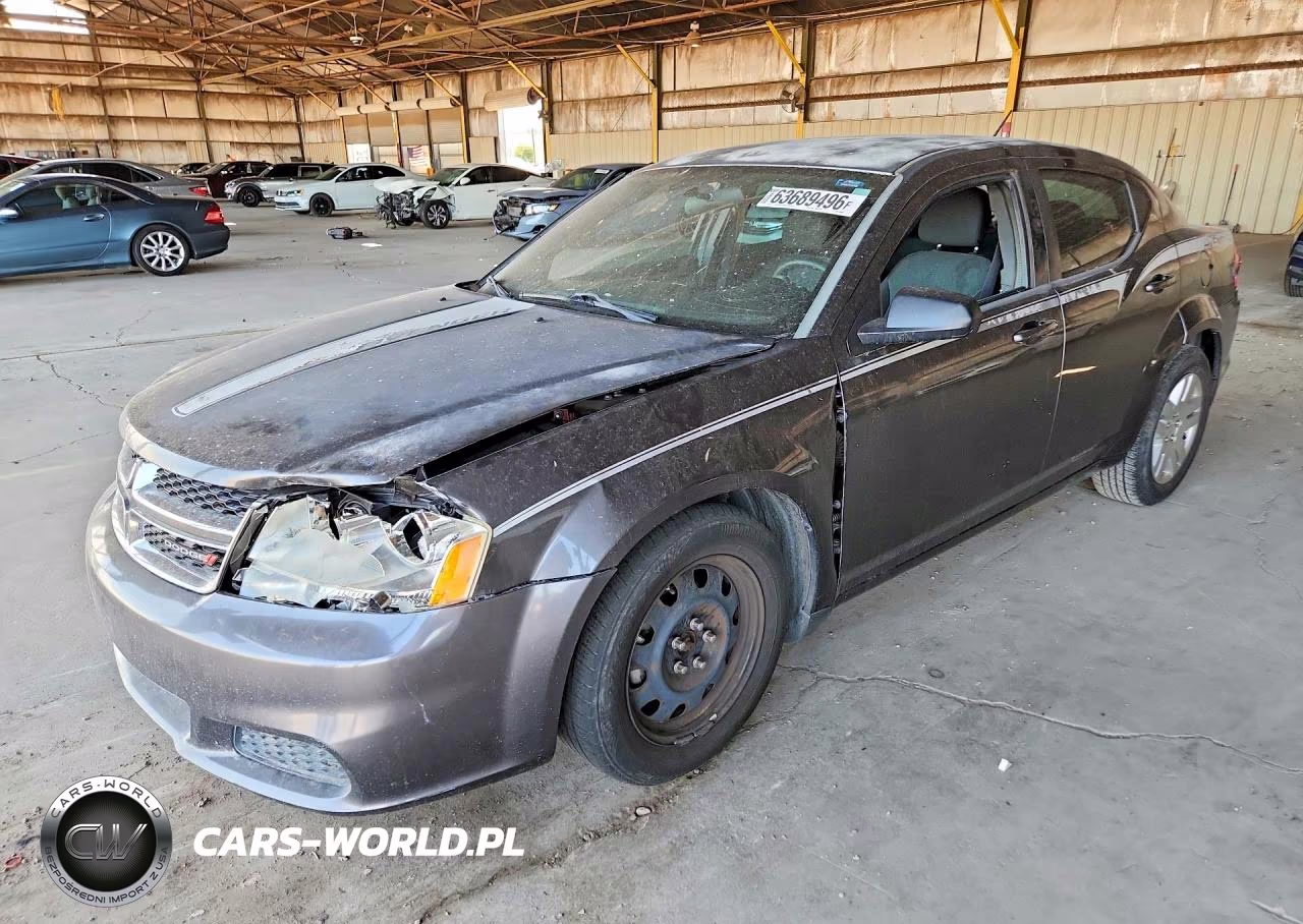 2014 Dodge Avenger Se VIN:1C3CDZAB7EN189928 - 1