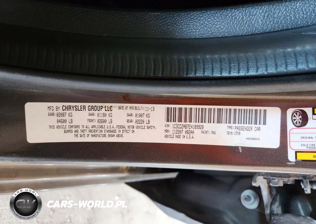 2014 Dodge Avenger Se VIN:1C3CDZAB7EN189928 - 12