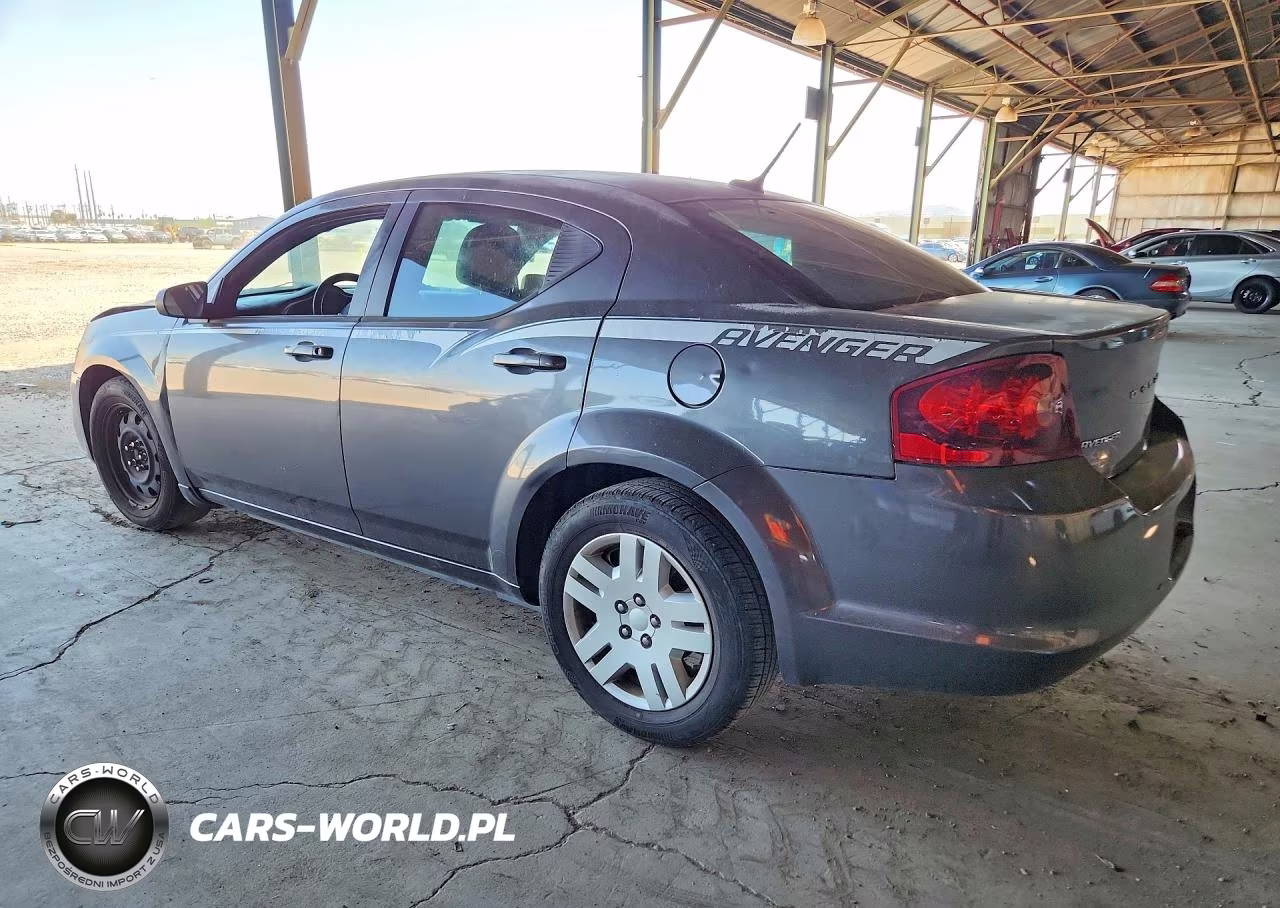 2014 Dodge Avenger Se VIN:1C3CDZAB7EN189928 - 2