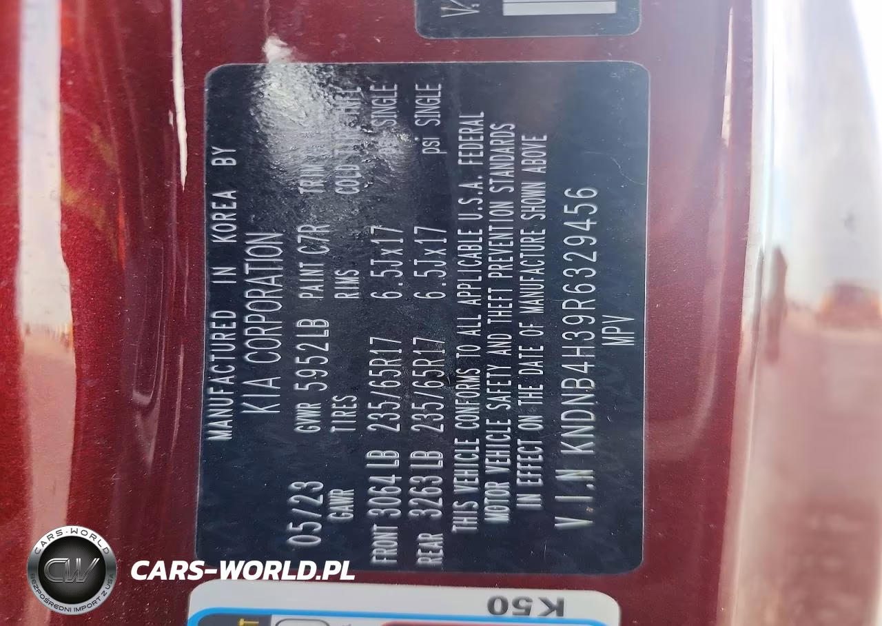 2024 Kia Carnival Lx VIN:KNDNB4H39R6329456 - 14