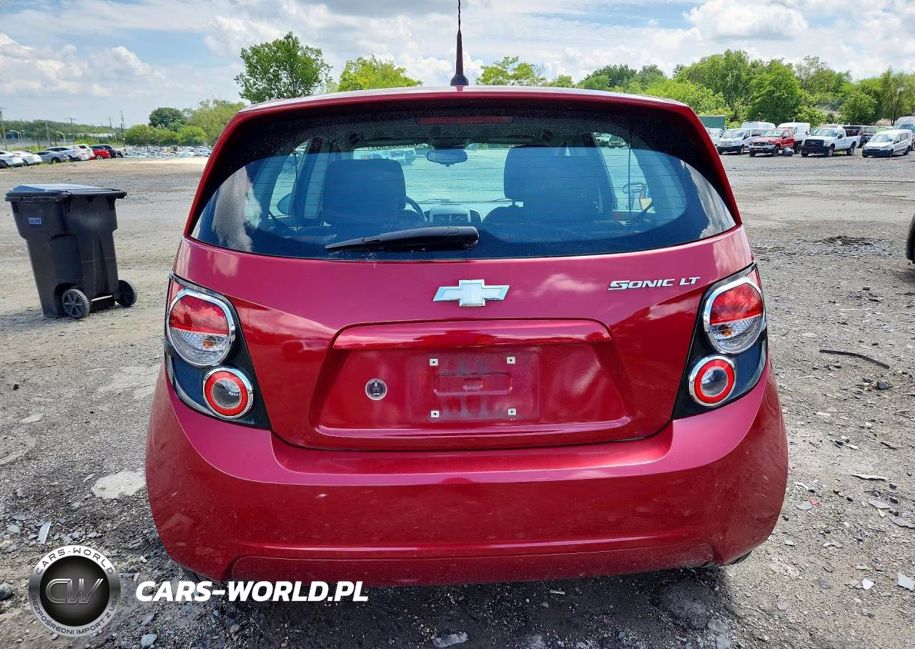 2012 Chevrolet Sonic Lt VIN:1G1JC6SH8C4176284 - 6