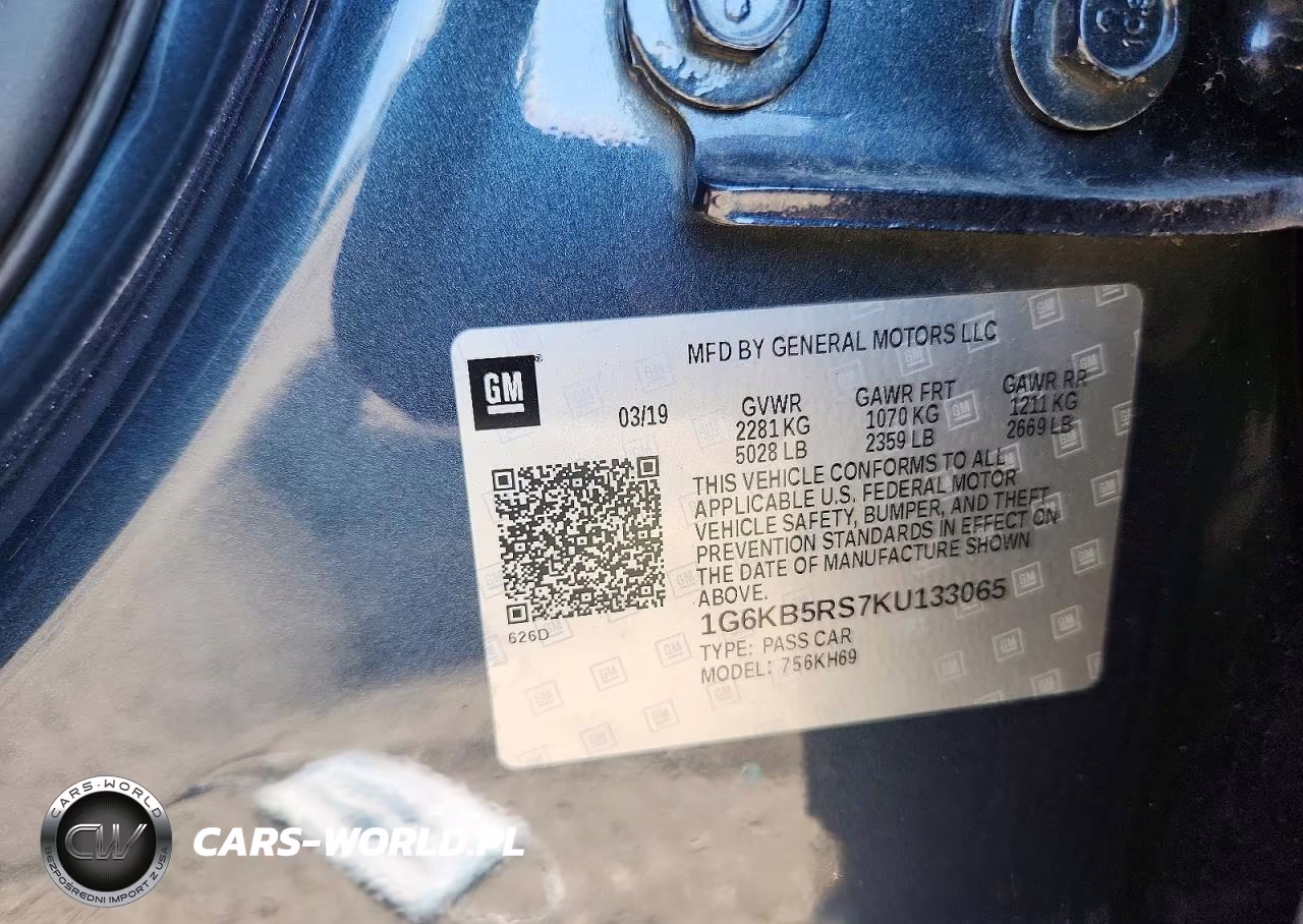 2019 Cadillac Ct6 Luxury VIN:1G6KB5RS7KU133065 - 12