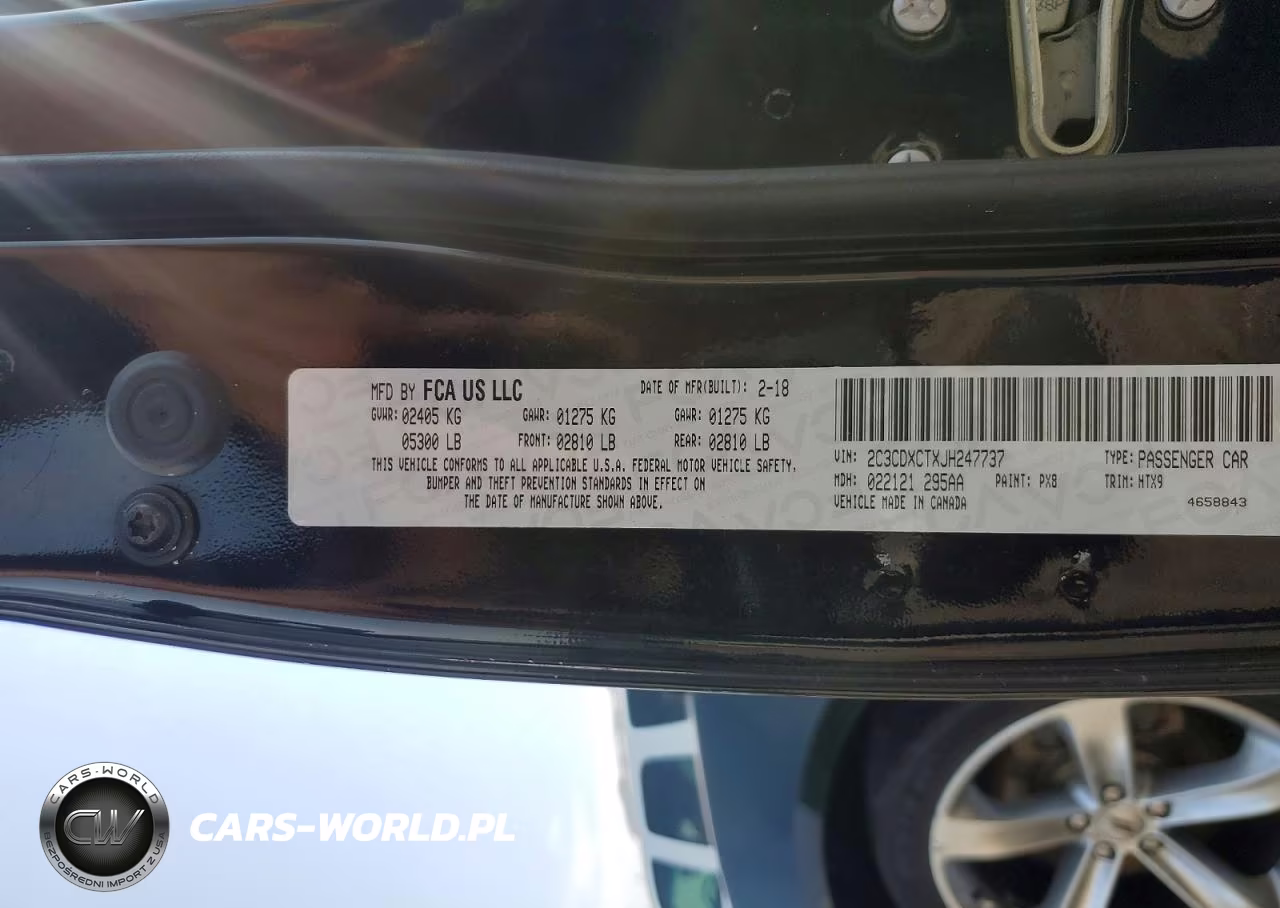 2018 Dodge Charger R-T VIN:2C3CDXCTXJH247737 - 12