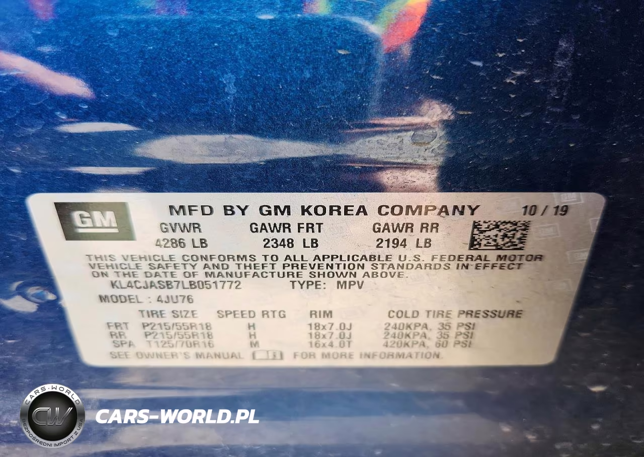 2020 Buick Encore VIN:KL4CJASB7LB051772 - 12