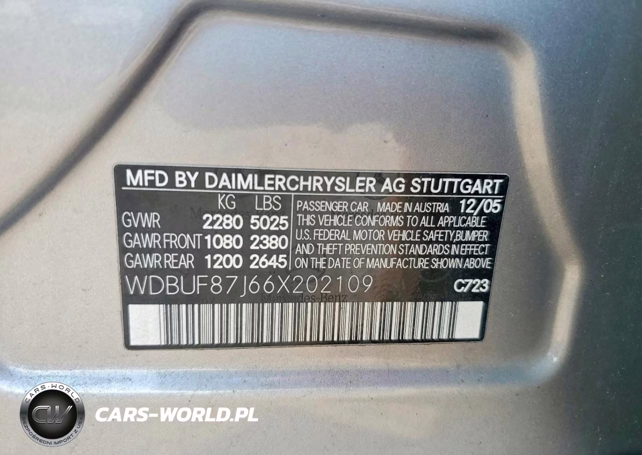 2006 Mercedes-Benz E 350 4Matic VIN:WDBUF87J66X202109 - 12