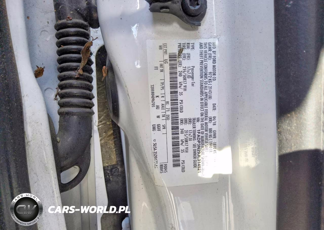 2018 Ford Focus Titanium VIN:1FADP3N29JL314521 - 12