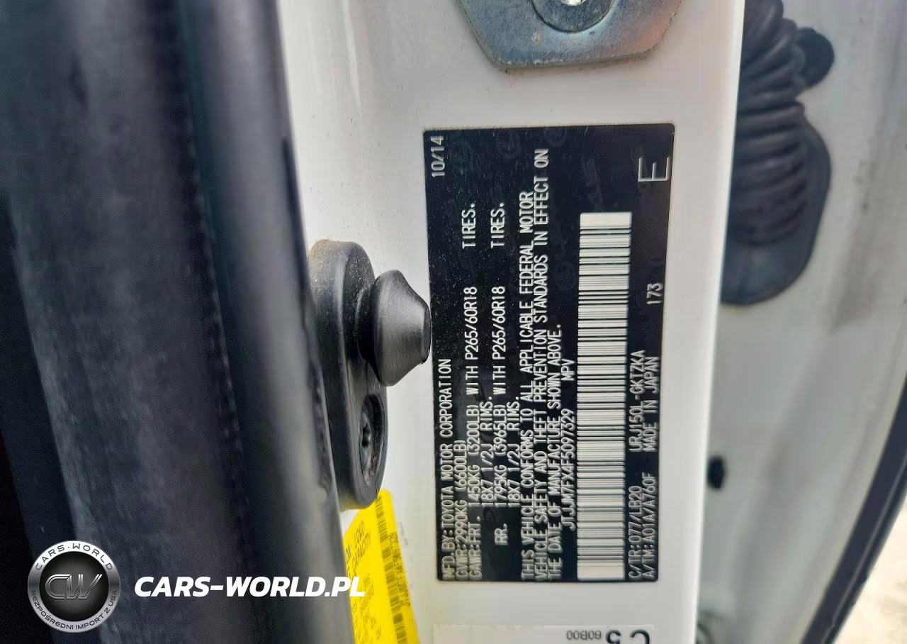 2015 Lexus Gx 460 Premium VIN:JTJJM7FX4F5097329 - 13