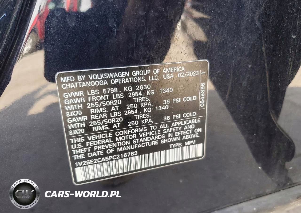 2023 Volkswagen Atlas Cross Sport Sel R-Line VIN:1V2SE2CA5PC216783 - 13