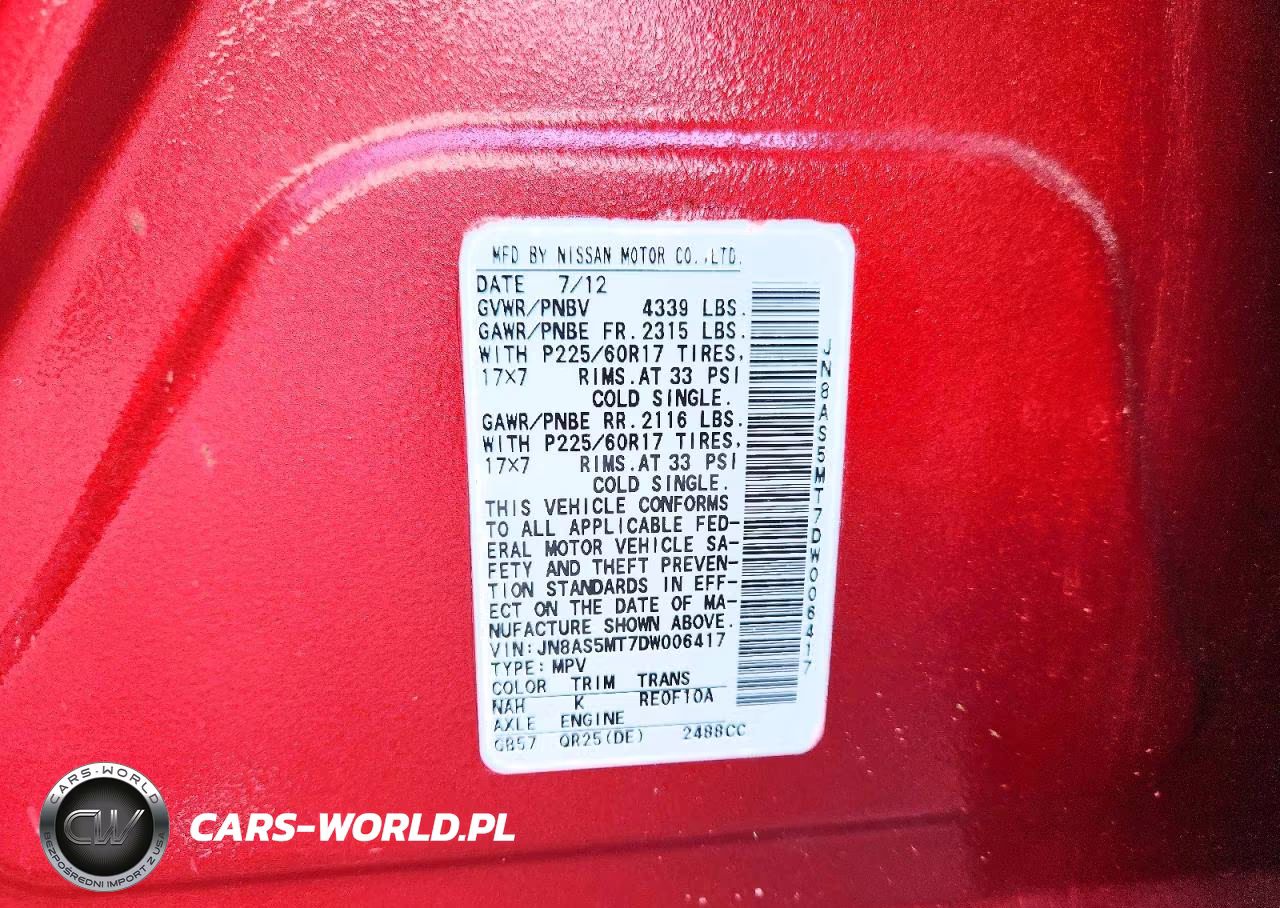 2013 Nissan Rogue S VIN:JN8AS5MT7DW006417 - 13